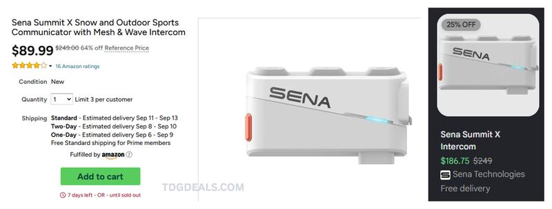 64% OFF SENA SUMMIT X