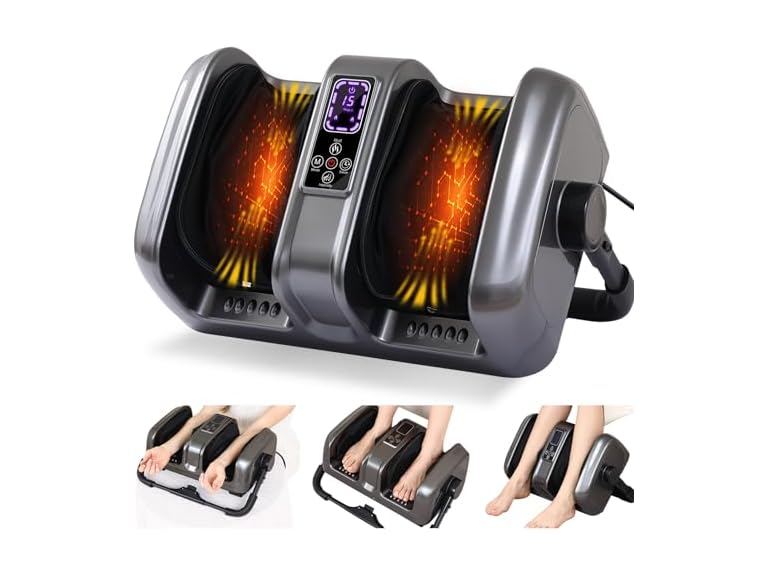 78% OFF: Foot Massager w/ Heat & Deep Kneading
