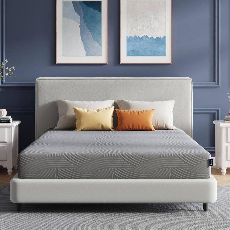 Avenco - Full Medium Cooling Charcoal Infused Foam Mattress 6 in. Bed-in-a-Box Mattress