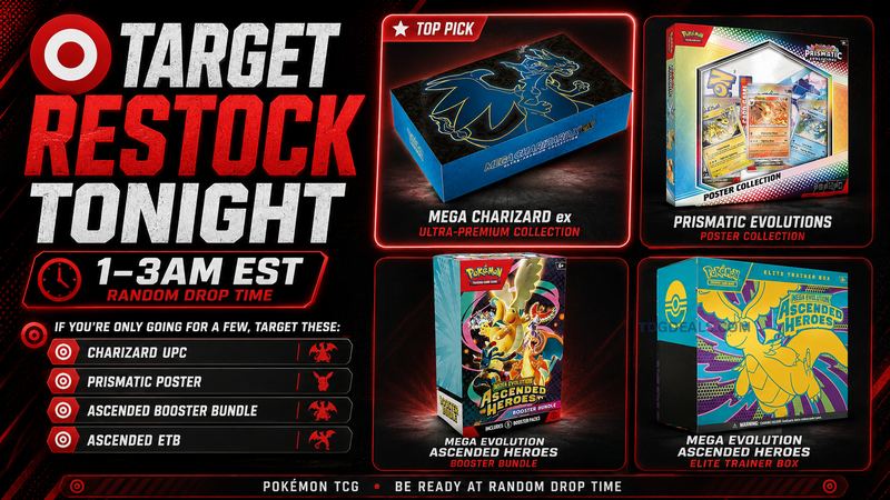 TARGET POKÉMON RESTOCK 🎯