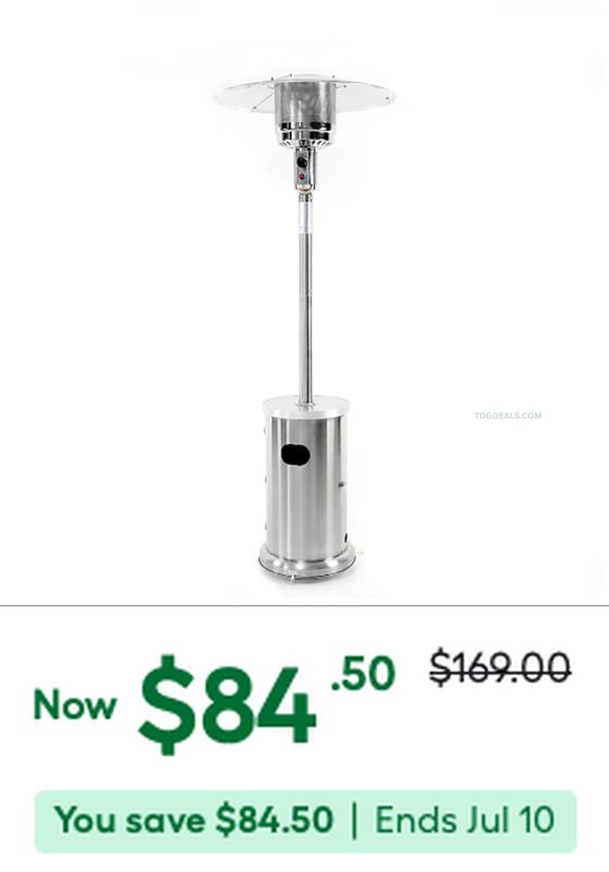 $169 MASTER FORGE PATIO HEATER FOR $84.50