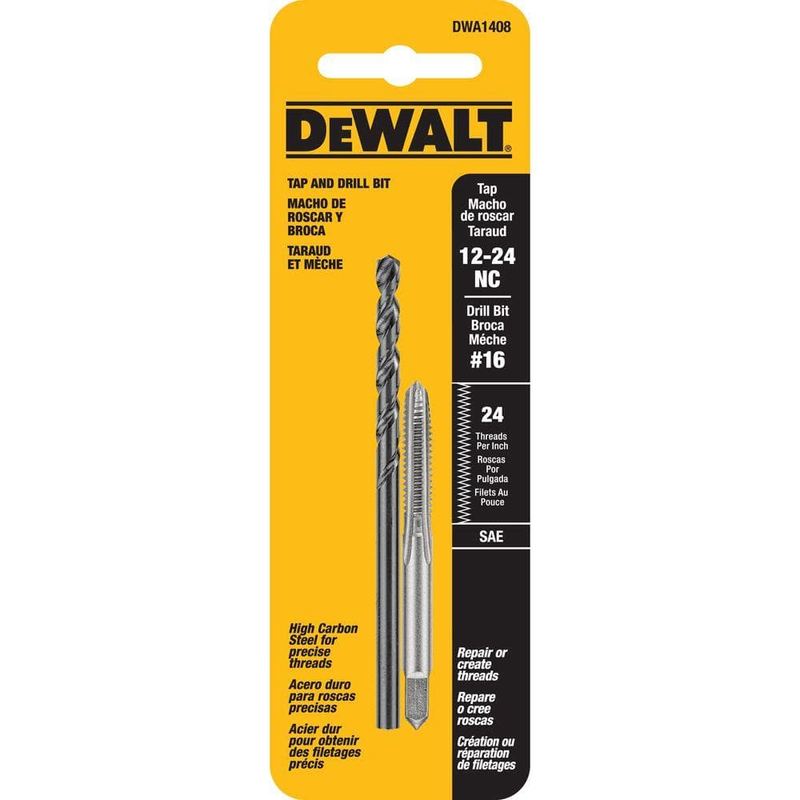 DEWALT - #16 Drill and 12-24 NC Tap Set