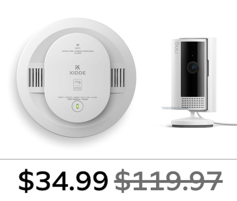 $119.97 SMART SMOKE + RING INDOOR CAM BUNDLE NOW $34.99 🔥