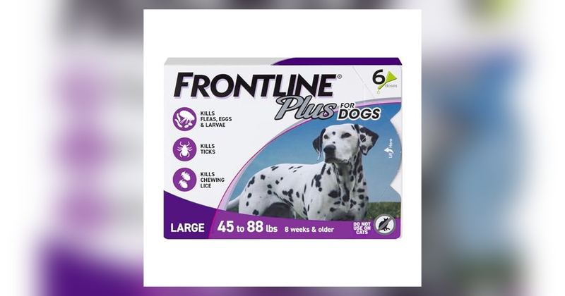 $83.99 FRONTLINE PLUS LARGE DOG FLEA AND TICK TREATMENT FOR $56.23 (CLIP COUPON)