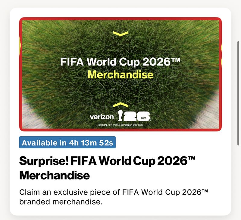 VERIZON - FREE FIFA SURPRISE