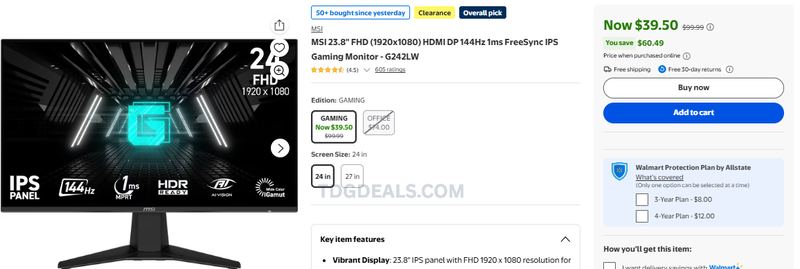 60% OFF MSI 144HZ GAMING MONITOR 🎮