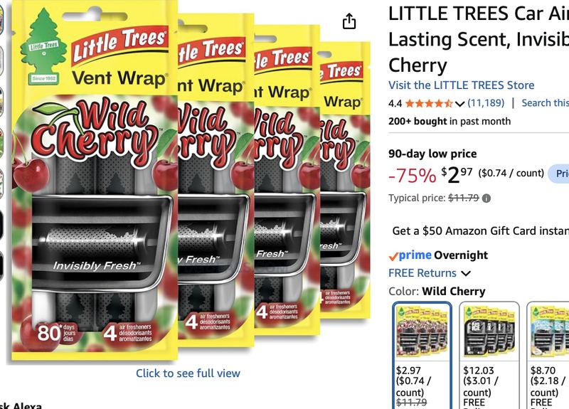 $2.97 LITTLE TREES Car Air Fresheners