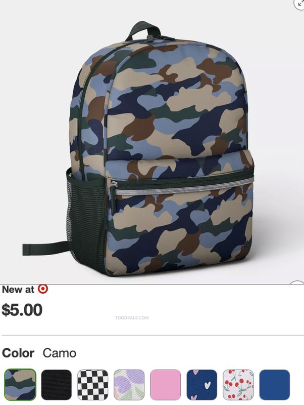$5 BACKPACKS @ TARGET FOR KIDS