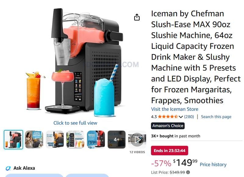ICEMAN SLUSHIE MACHINE DEAL 🥤