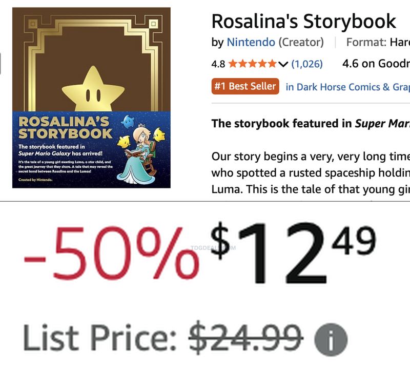 -50% off Rosalina's Storybook