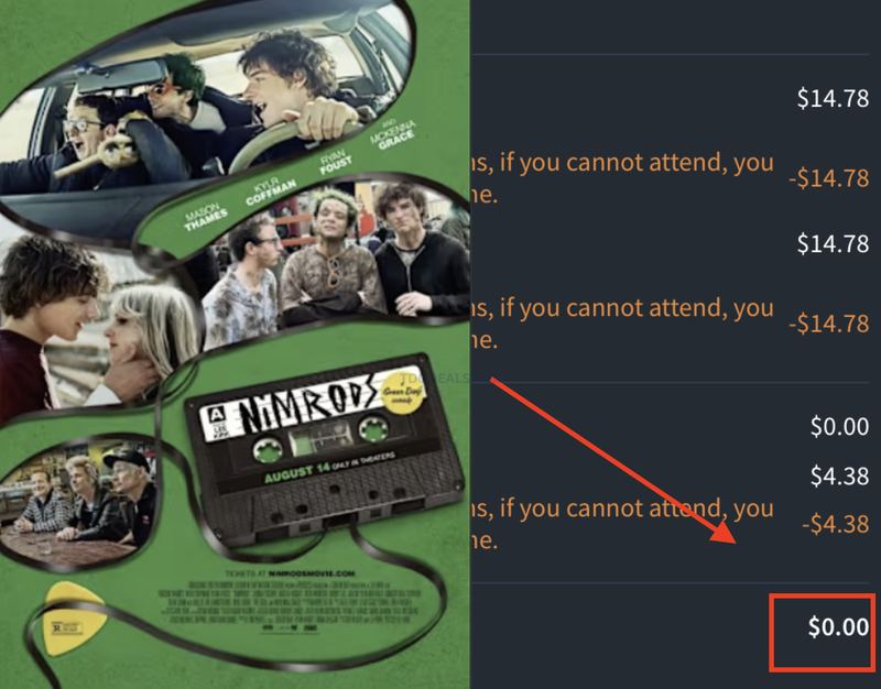 2-FREE MOVIE TICKETS 🎟️