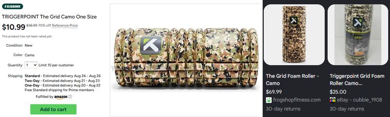 70% OFF TRIGGERPOINT FOAM ROLLER 💪