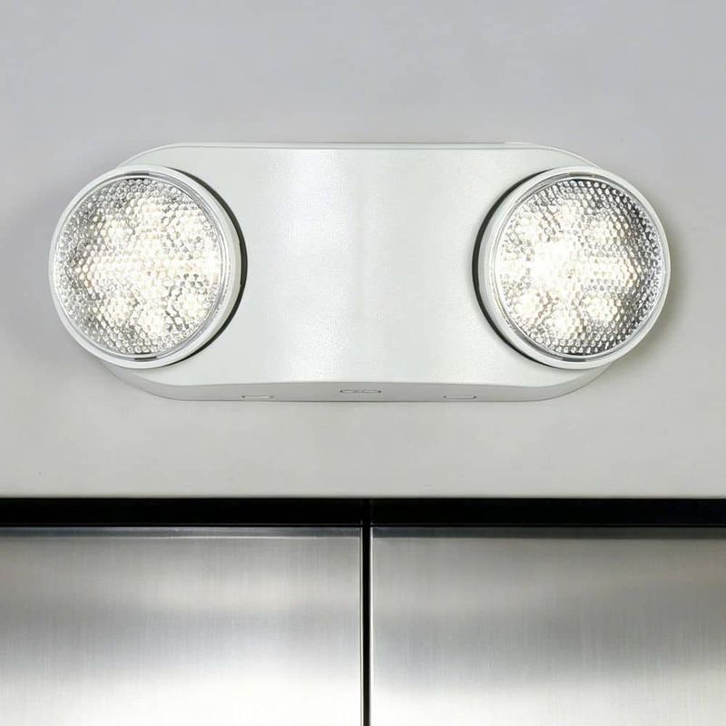 LNC - 120/277-Volt 15-Watt Equivalent Integrated LED White Emergency Light with 3.6-Volt 700mAh Rechargeable Ni-Cad Battery