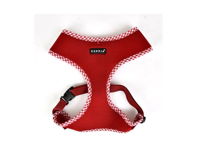 Puppia Vivien Check Dog Harness A, Medium