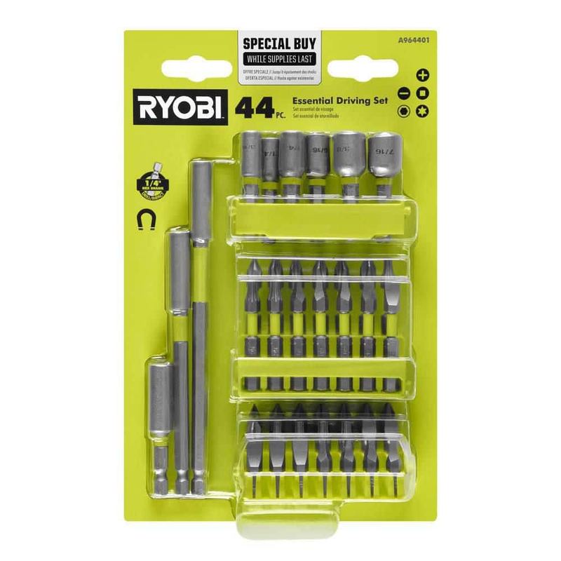 RYOBI - Essentials Driving Set (44-Pieces)