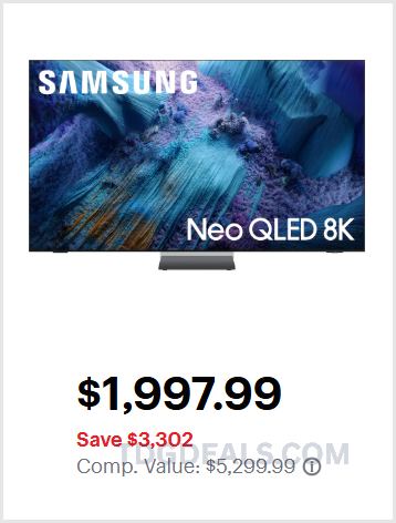 OVER 62% OFF SAMSUNG 8K TV ⚡