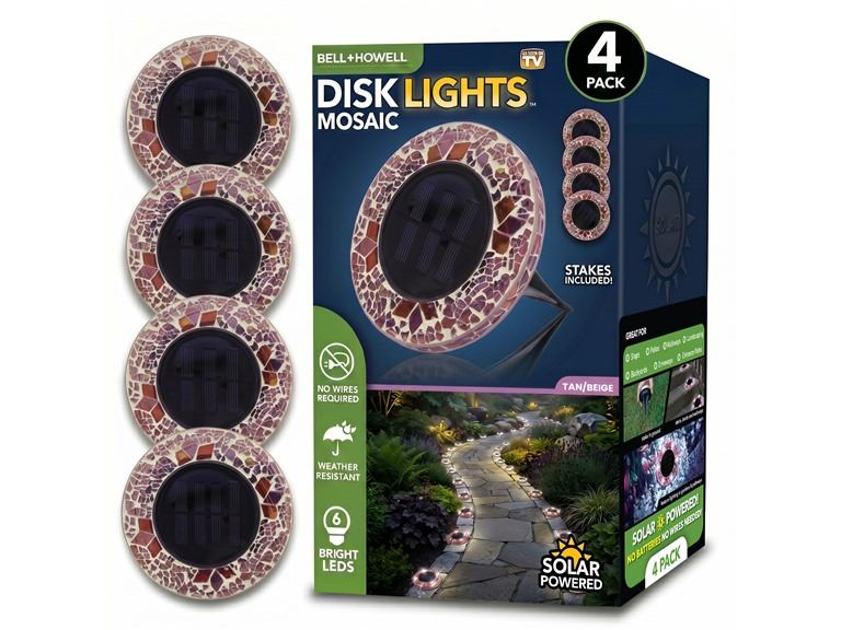 4Pack Mosaic Disk Light