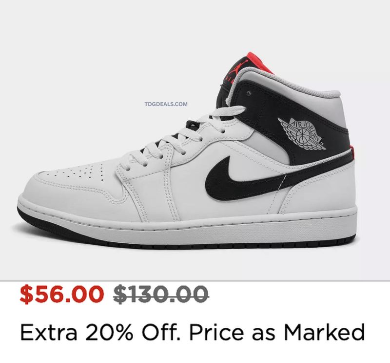 $56 AIR JORDAN 1 MID SUMMIT WHITE 👟 👀