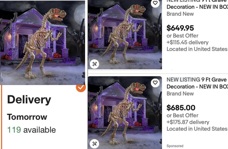 $399 9FT T-REX @ HOME DEPOT 🦖