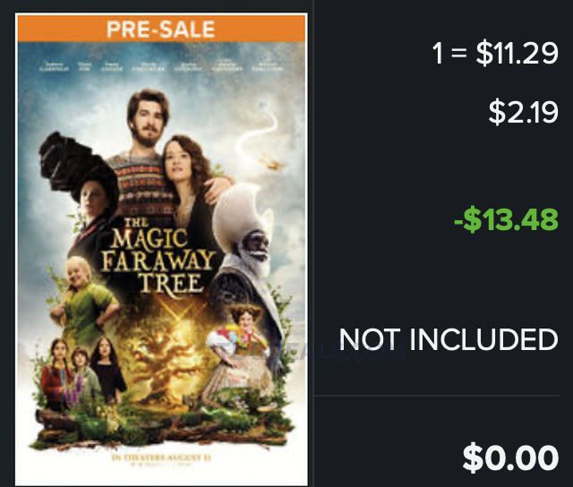 1-FREE MOVIE TICKET 🎟️