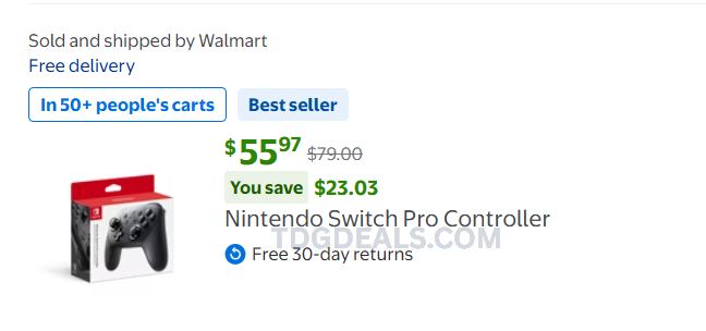 $23 OFF SWITCH PRO CONTROLLER
