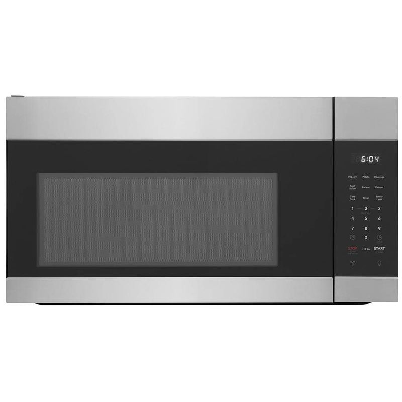 Frigidaire - 30 in. Over-the-Range Microwave in Stainless Steel with Dishwasher Safe Grease Filter and Vent