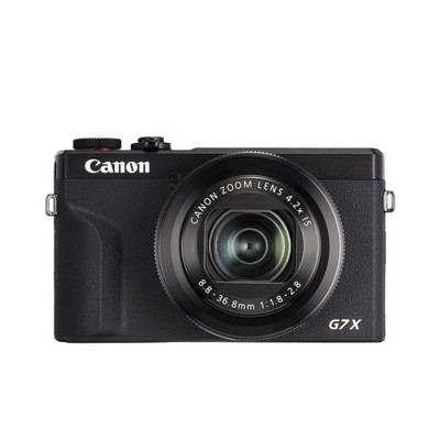 Canon PowerShot G7 X Mark III 20.1 Megapixel Digital Camera - Black: Wi-Fi, Self-Timer, 4K Video