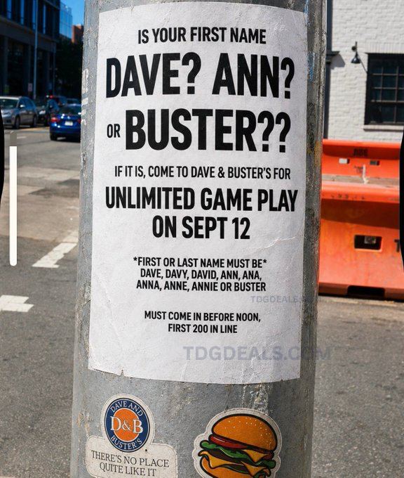Today at Dave & Buster's!