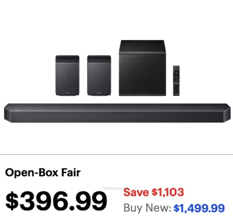 Samsung - Q-Series Soundbar open box 📦