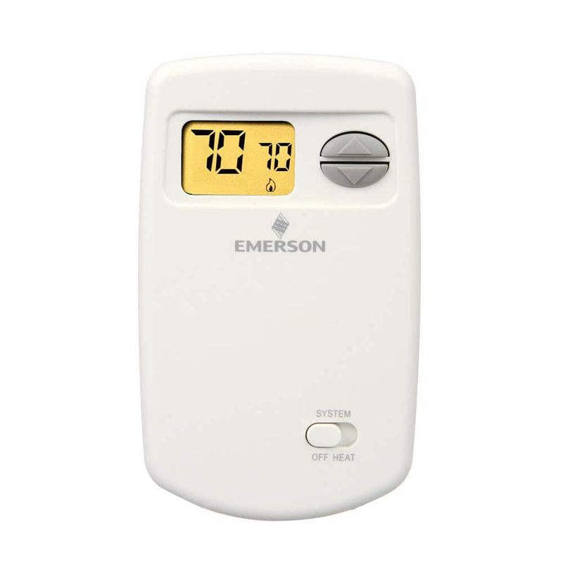 Copeland - White-Rodgers 70 Series Classic, Non-Programmable, Heat Only (1H/0C) Vertical Thermostat