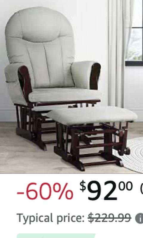-60 OFF ROCKING CHAIR DROPPED TO $92 🦾