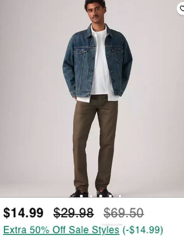 $14.99 LEVI'S 511 SLIM MEN'S JEANS  👖🔥