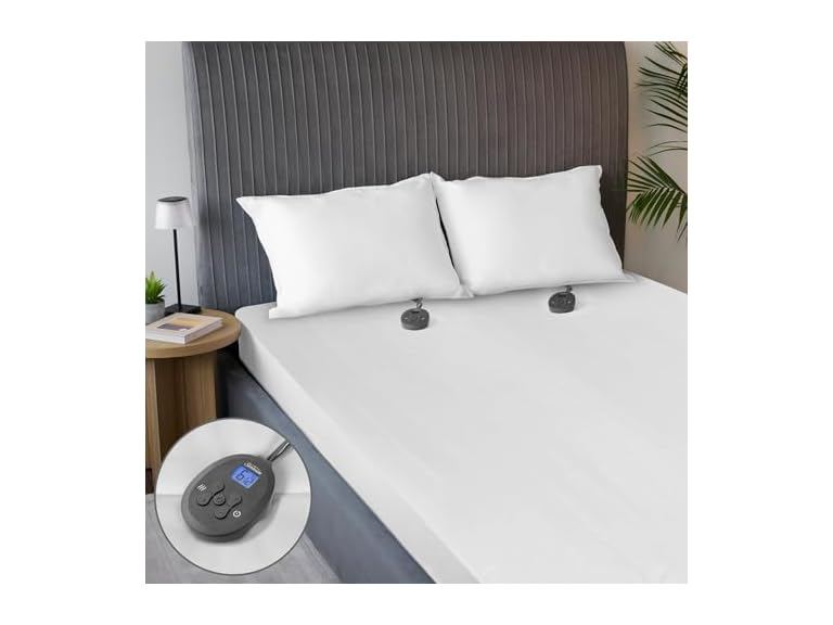 71% OFF: Sunbeam King Dual-Control Heated Mattress Pad