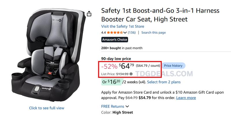 SAVE $70 ON THIS BOOSTER SEAT 🔥