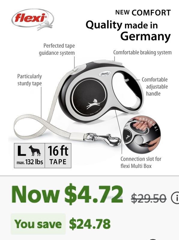 $29.50 FLEXI  DOG LEASH FOR $4.72 🦮