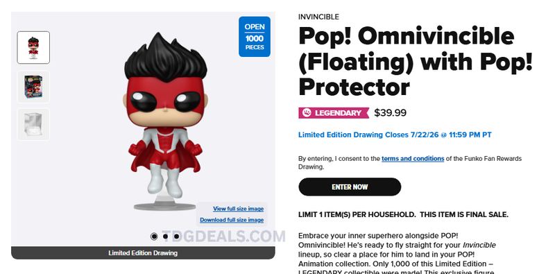 FUNKO OMNIVINCIBLE DRAWING