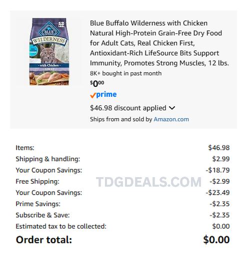 FREE 12LB CAT FOOD DEAL 🐱