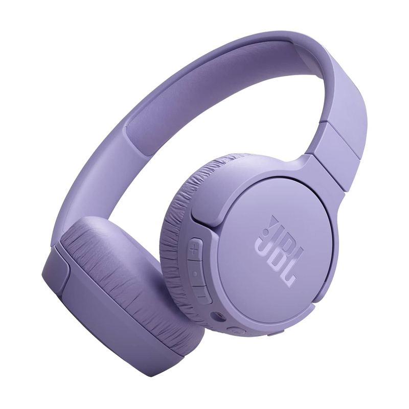 JBL - Tune 670NC - Adaptive Noise Cancelling with Smart Ambient Wireless On-Ear Headphones - Purple