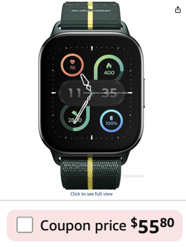 $116.71 MOTO WATCH FIT FITNESS TRACKER NOW $55.80