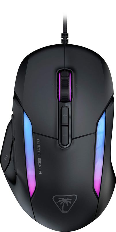 Turtle Beach - Kone II Wired Optical Gaming Mouse with RGB Lighting - Wired - Ash Black