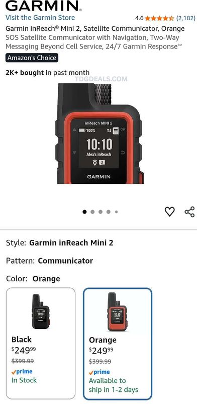 🔥 GARMIN INREACH MINI 2 DEAL 🔥