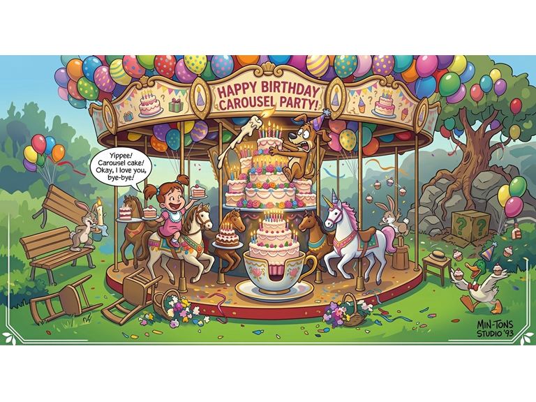 Birthday on Carousel
