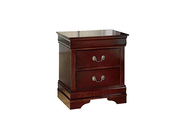 Alisdair Dark Brown Two Drawer Night Stand