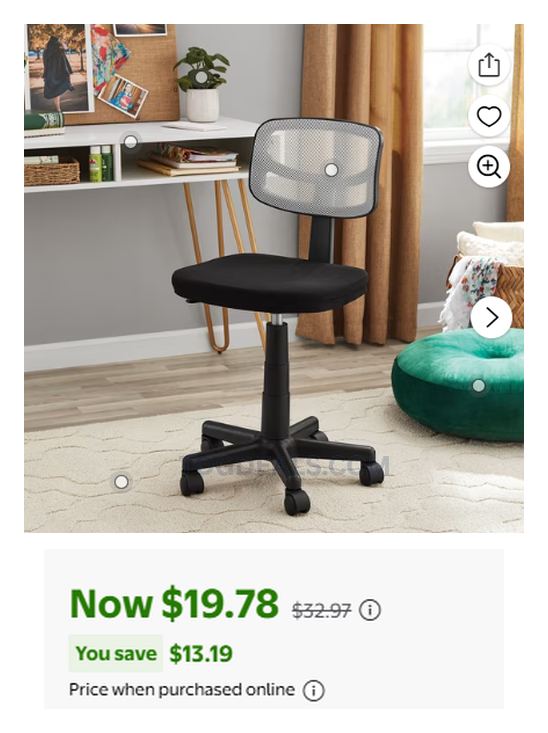 HOME OFFICE CHAIR UNDER $20 ✨