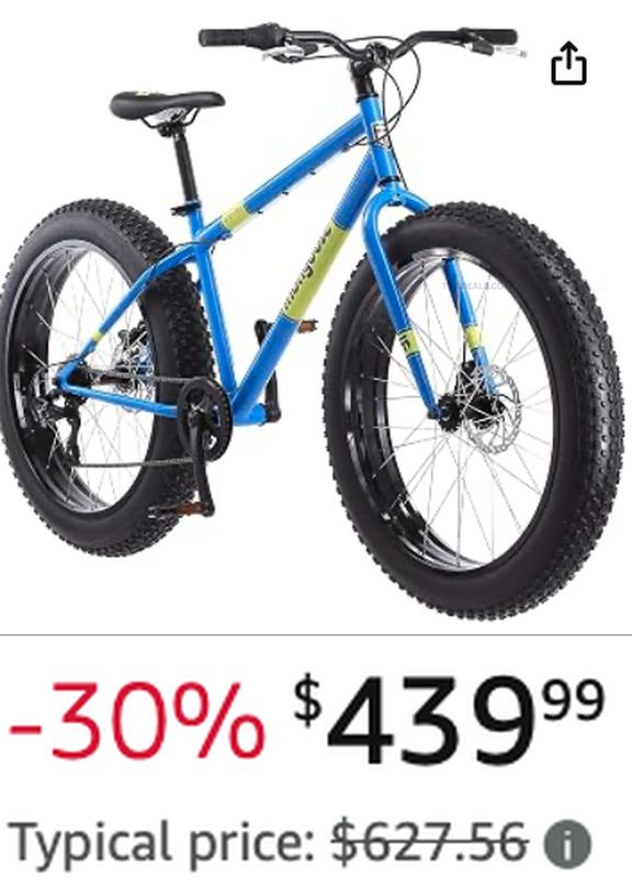 $627.56 MENS MOUNTAIN BIKE FOR $439.99