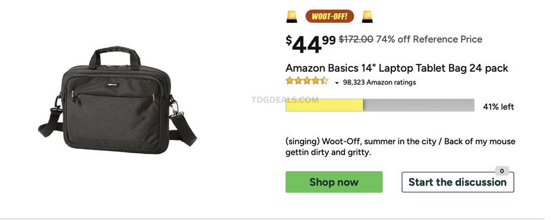 WOOT OFF IS LIVE 🚨