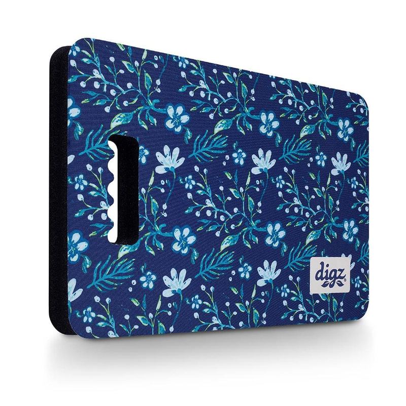 Digz - Women's 1-Size Midnight Floral Gardening Kneeling Pad