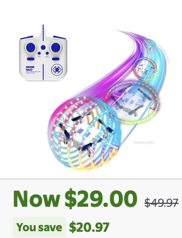 SHARPER IMAGE HALO DRONE CLEARANCE @ WALMART