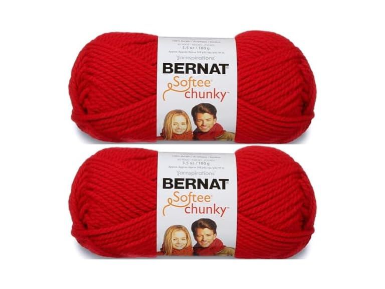 Bernat Softee Chunky Yarn, 3.5 Oz, Gauge 6