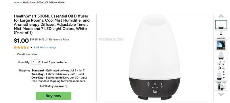 $1 Essential Oil Diffuser